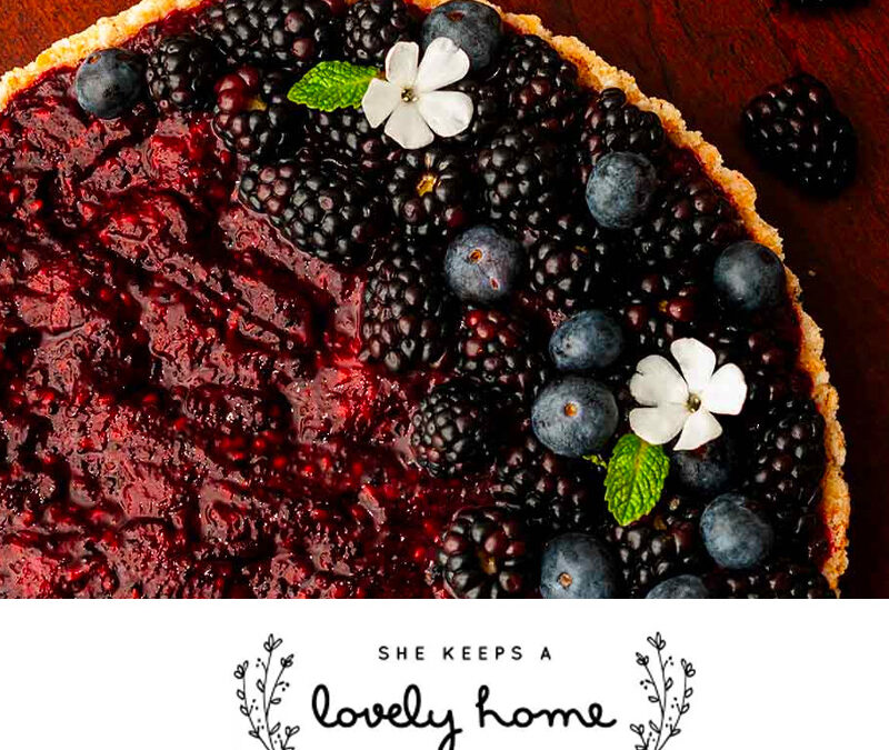 NO BAKE BLACKBERRY SOREL CHEESECAKE